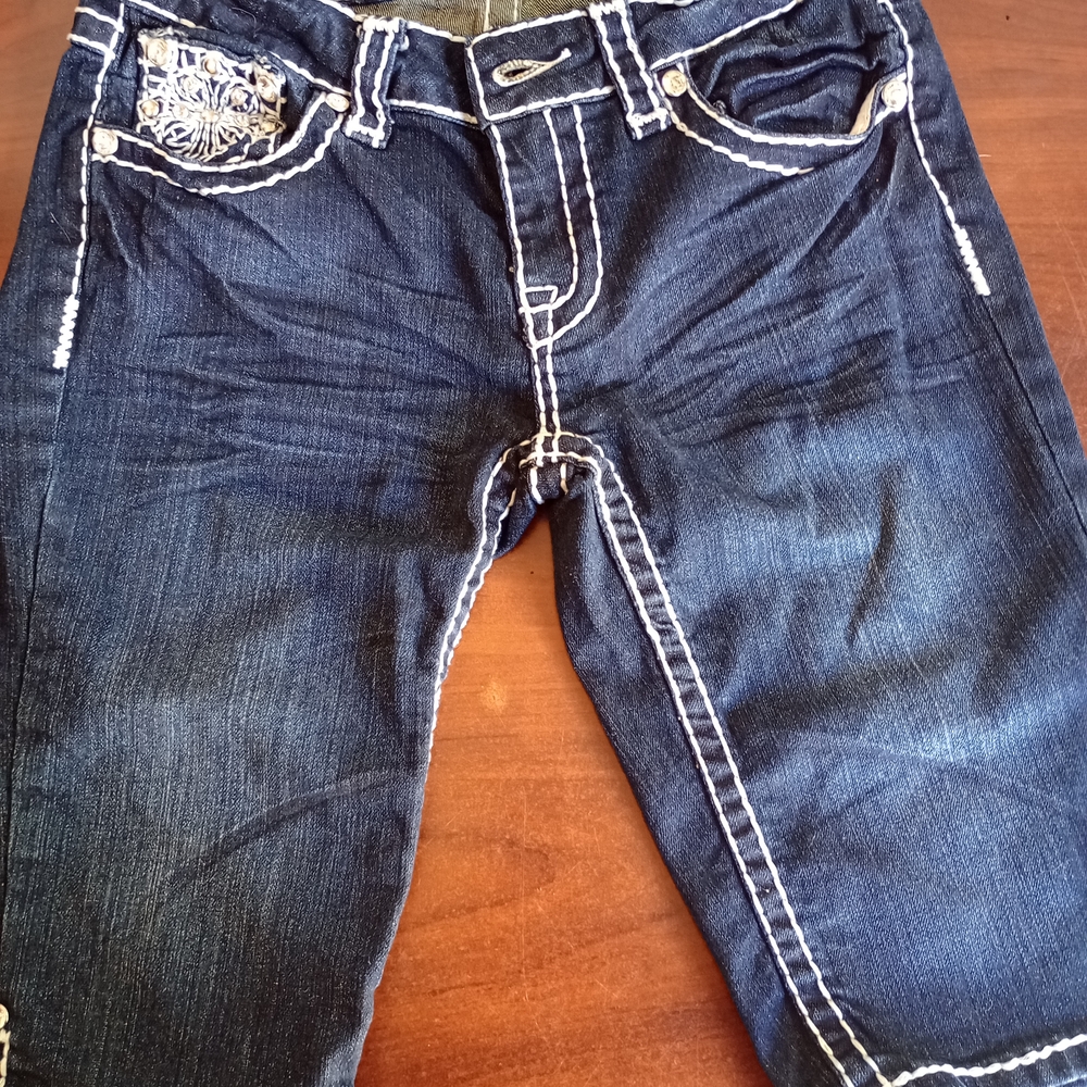 Stylish Dark Blue Denim Shorts